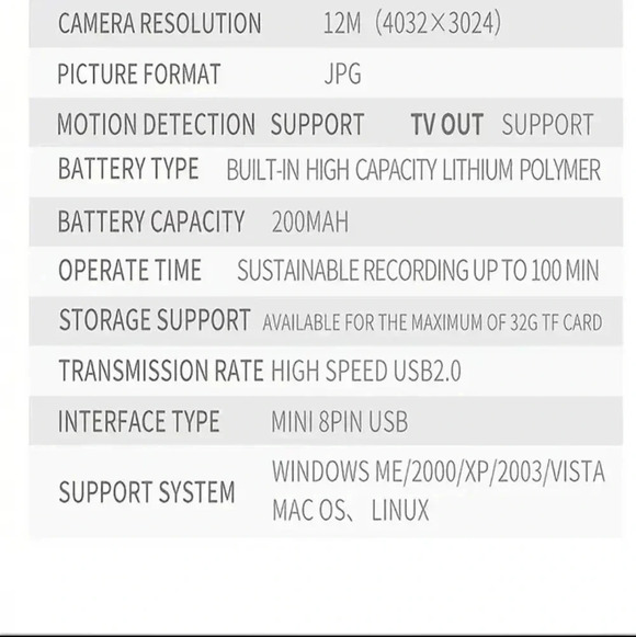 Mini Camera SQ11 HD 1080P Sensor Night Vision Camcorder Motion DVR Micro Camera - Picture 6 of 7